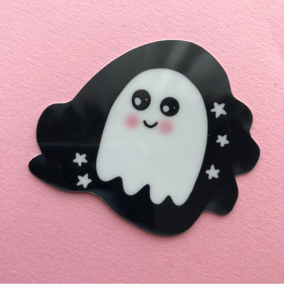 🍒 5/$25 🍒 TWO Glow in the Dark Ghost Stickers - Picture 7 of 7
